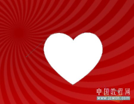 photoshop绘制多颗红心表达情人节爱意