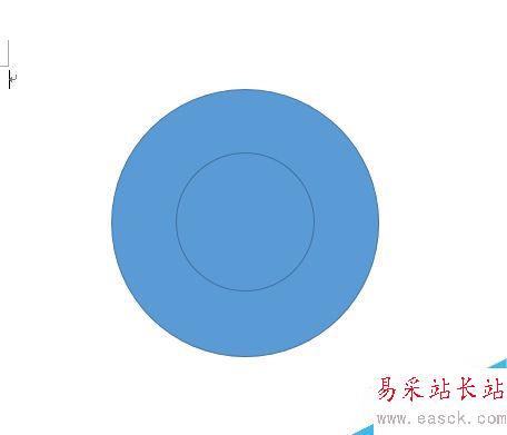 WORD中怎么画同心圆？