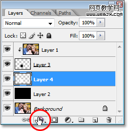 clicking on the layer styles icon.