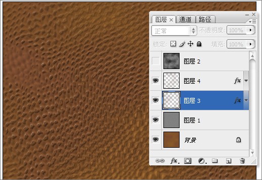 ps入门实例教程：简单制作皮革质感图片-webjx.com