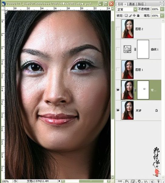 ps教程：网络美女的诞生p图