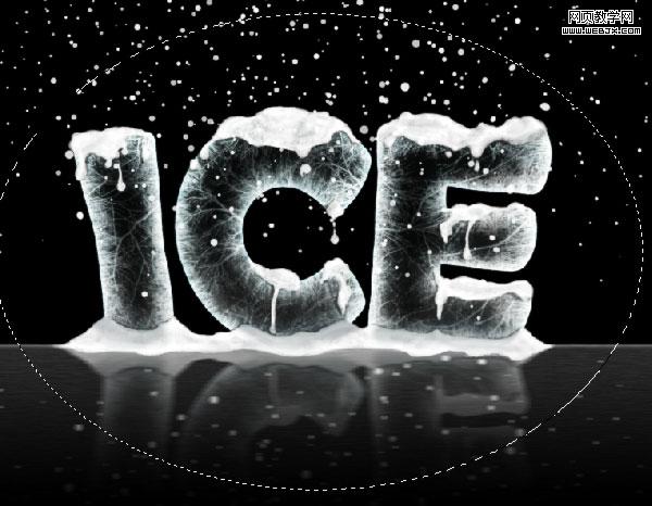 ps文字特效教程:打造超酷的冰雪文字特效_网页设计