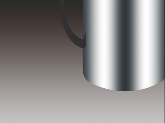 photoshop制作逼真的不锈钢杯