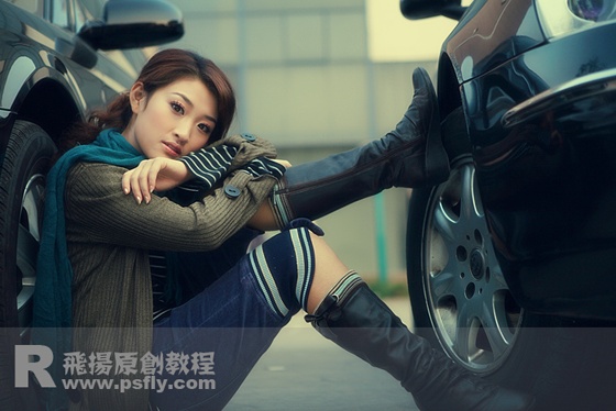 photoshop调色教程:梦幻淡黄色艺术照_webjx