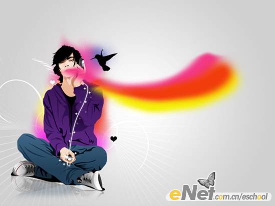 photoshop打造时尚音乐宣传画面