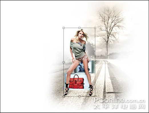 photoshop cs4打造时尚女性主题作品