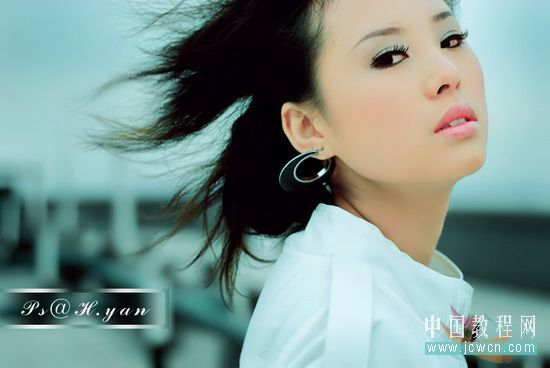 详细讲解用photohop为mm调色简单磨皮_网页设计webjx.com
