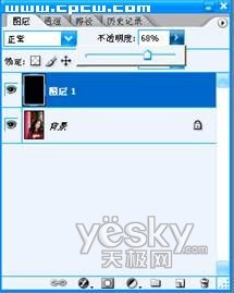 巧用photoshop的暗角处理打造时尚大片