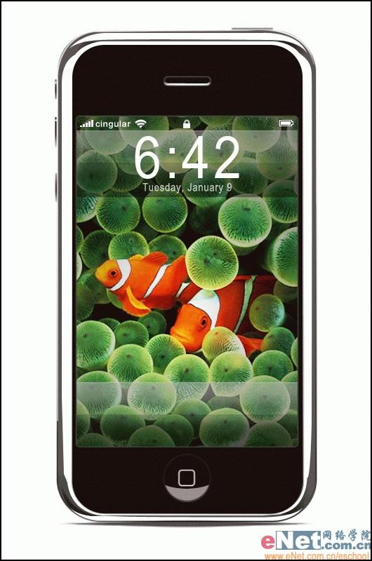 望眼欲穿photoshop设计超绚丽iphone(4)