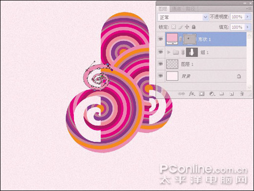 photoshop cs4绘制时尚女性主题视觉