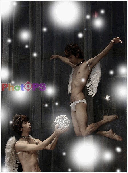 photoshop轻松制作男双胞胎特效照片
