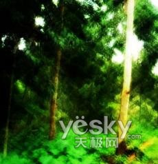 photoshop滤镜处理风景照片焕然一新