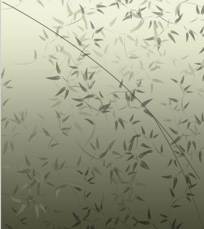 photoshop入门实例:绘制绿色花纹春韵_webjx.com