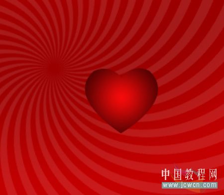 photoshop绘制多颗红心表达情人节爱意