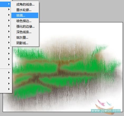 妙用photoshop制作水彩画的简单方法