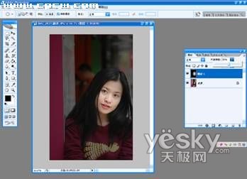 巧用photoshop的暗角处理打造时尚大片
