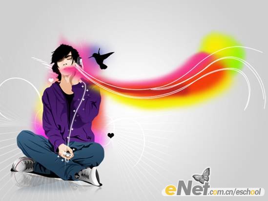 photoshop打造时尚音乐宣传画面