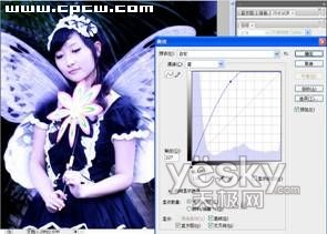 photoshop营造梦幻效果_神秘园中的精灵_网页设计webjx.com整理转载