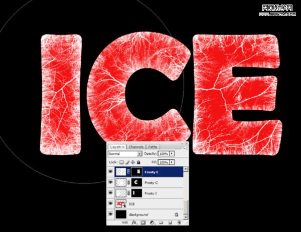 ps文字特效教程:打造超酷的冰雪文字特效_网页设计