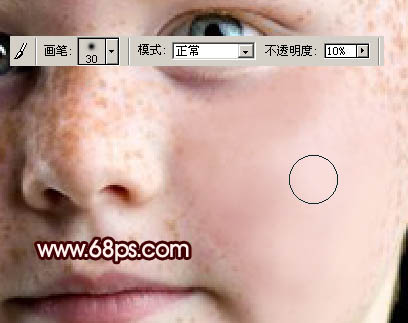 photoshop祛斑:脸部斑点多的磨皮教程_webjx.com