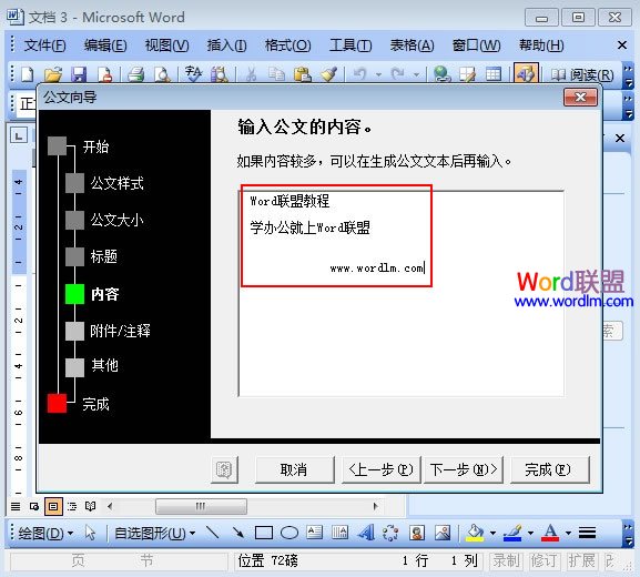 输入内容