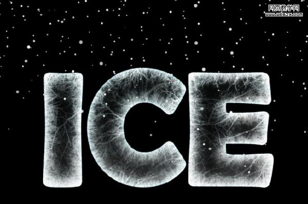 ps文字特效教程:打造超酷的冰雪文字特效_网页设计