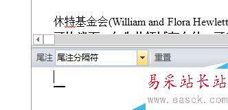Word2013中如何删除尾注上的横线