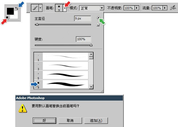 photoshop入门：画笔工具