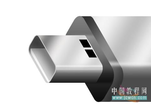 photoshop详细绘制质感8gb的u盘_webjx.com