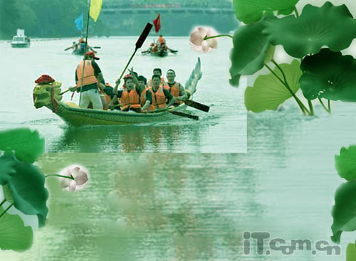 用photoshop制作端午节贺卡
