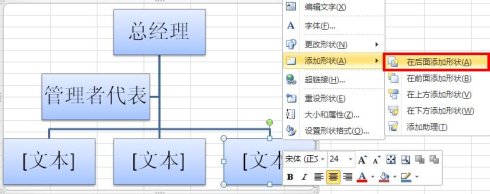 Excel2010组织结构图制作