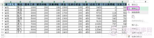 Excel如何批量插入表头3