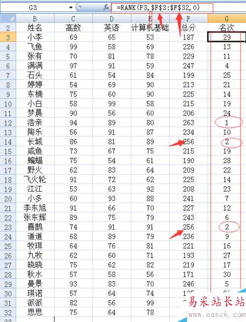 怎么快速制作一份成绩表？