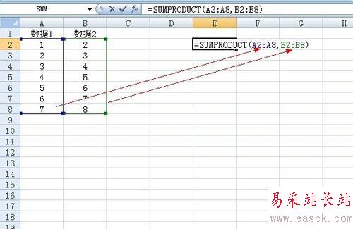 sumproduct函数的使用方法及实例