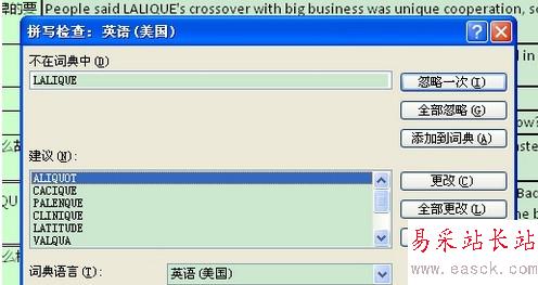 如何使用Excel中的拼写检查功能2