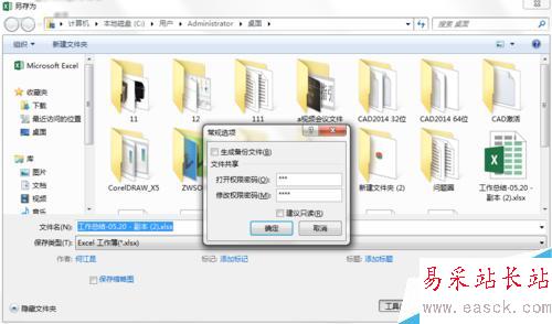 excel2013如何设置密码保护，或双重密码