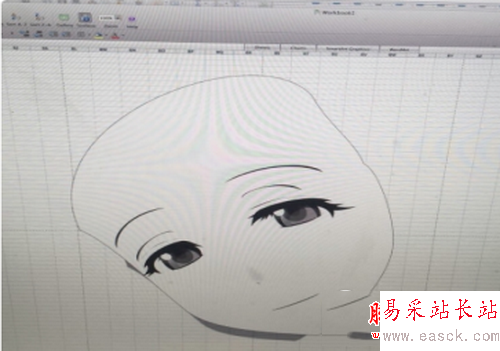 excel怎么绘画 excel画CG漫画图片教程1