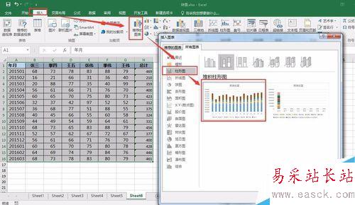 Excel如何制作组合图表