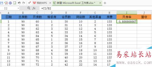 如何做Excel的乘法和除法？