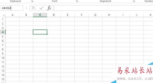 Excel 选区选定及行数列数查看（2013版）
