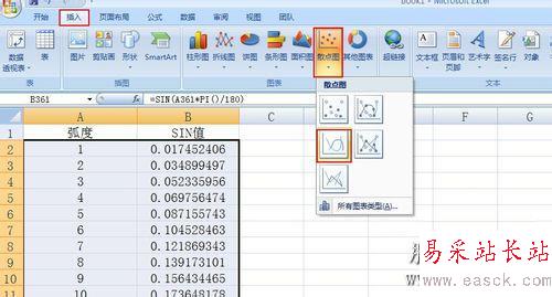 excel怎么做曲线图