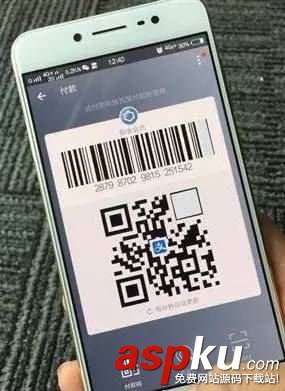 支付宝,付款码
