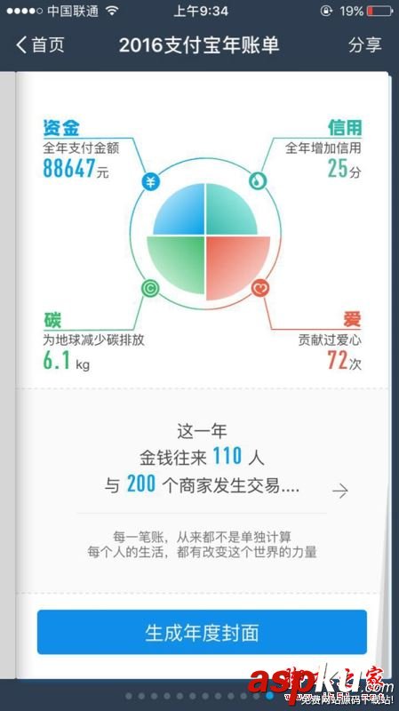 支付宝2016年度账单,2016支付宝账单查询