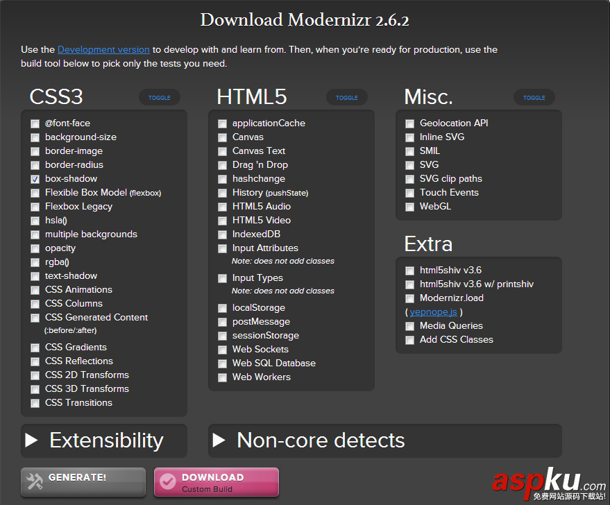 Modernizr:HTML5和CSS3的开发利器 Modernizr:HTML5和CSS3的开发利器