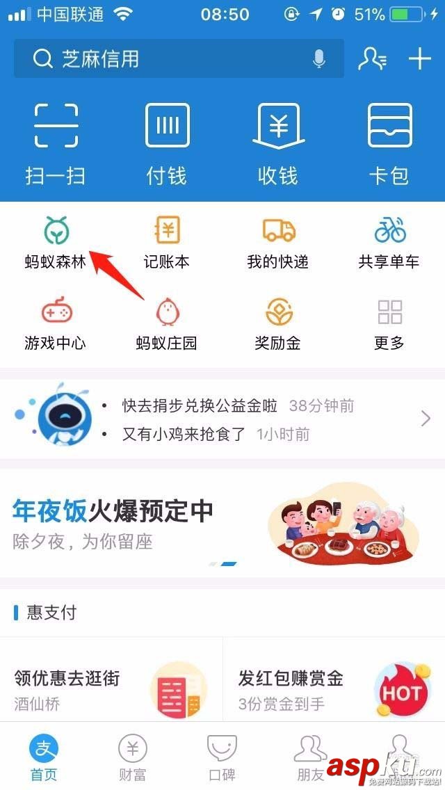 支付宝蚂蚁森林怎么退出合种树? 支付宝,蚂蚁森林