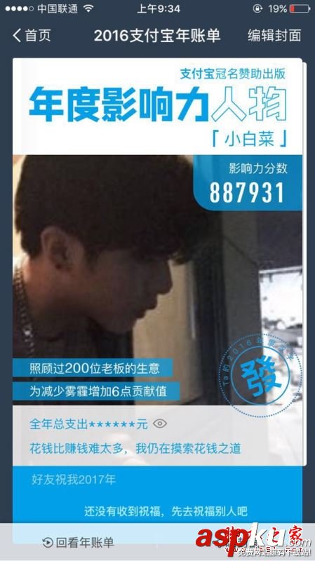 支付宝2016年度账单,2016支付宝账单查询