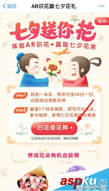 支付宝AR识花怎么玩 支付宝七夕ar识花玩法一览 支付宝,AR识花