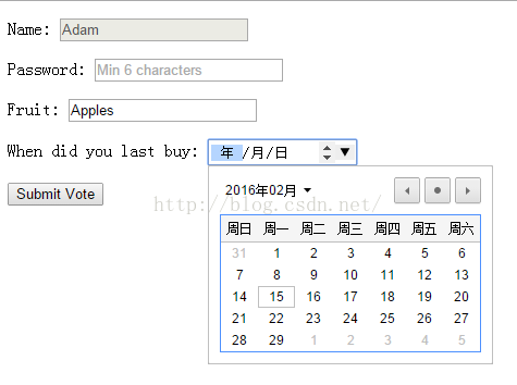 html5定制表单,html5表单,html表单
