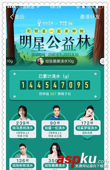 支付宝app蚂蚁森林明星公益林怎么给明星浇水? 支付宝,蚁森林,明星