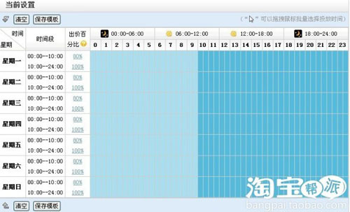 推广时间
